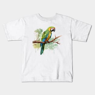 Military Macaw Kids T-Shirt